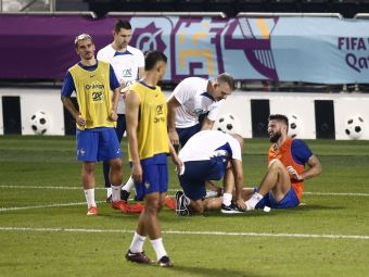 
	Panică la naționala Franței! Un jucător s-a accidentat la primul antrenament din Qatar
