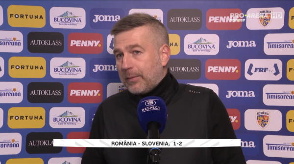 Edi Iordănescu, după România - Slovenia 1-2