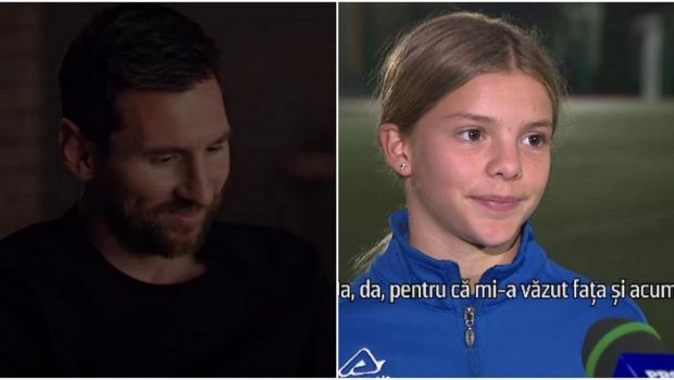 
	Micuța fotbalistă care a apărut în reclamă cu Lionel Messi este din România: &bdquo;Mi-a văzut fața și știe cine sunt!&rdquo;&nbsp;
