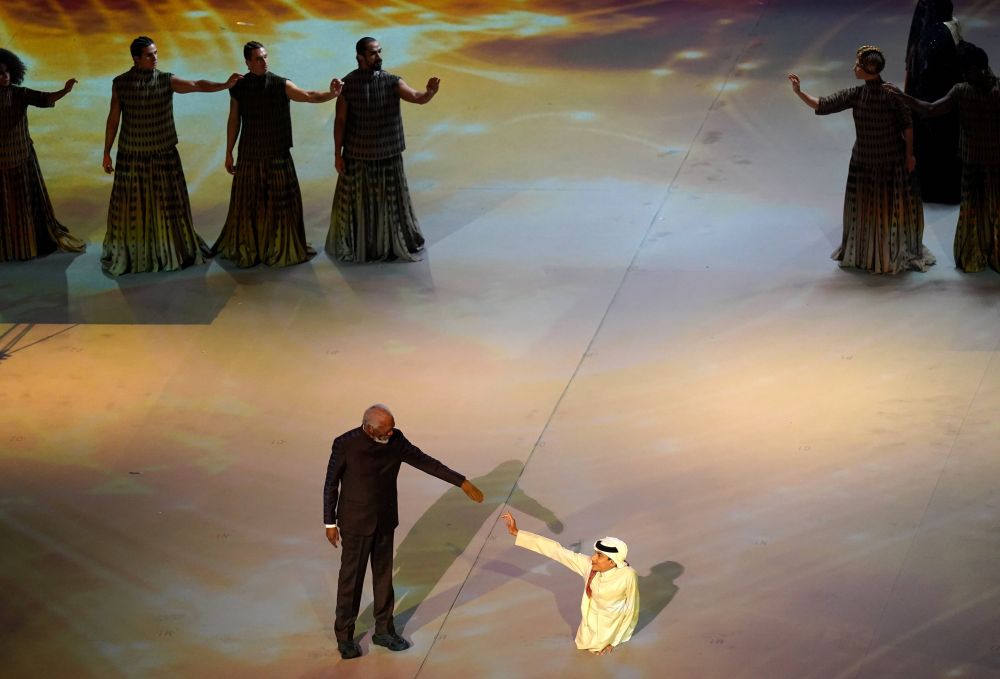 Morgan Freeman, în rolul principal la festivitatea de deschidere a Cupei Mondiale din Qatar_12