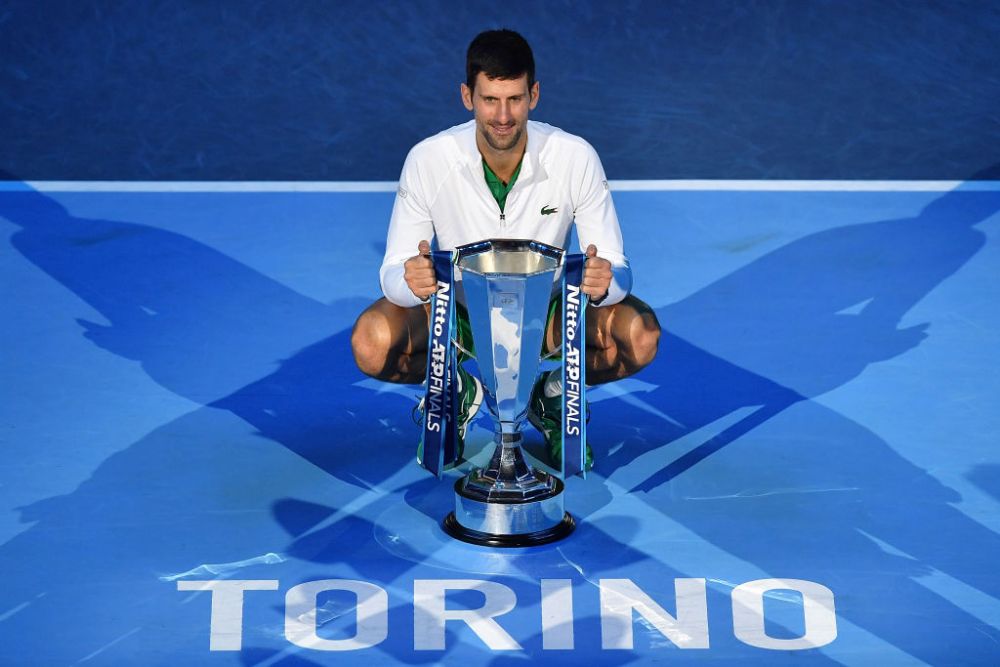 Novak Djokovic, victorios pentru a șasea oară la Turneul Campionilor. Celebrul fotbalist care l-a felicitat la vestiar _1