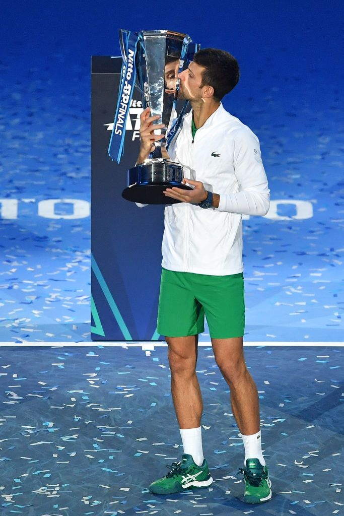 Novak Djokovic, victorios pentru a șasea oară la Turneul Campionilor. Celebrul fotbalist care l-a felicitat la vestiar _2