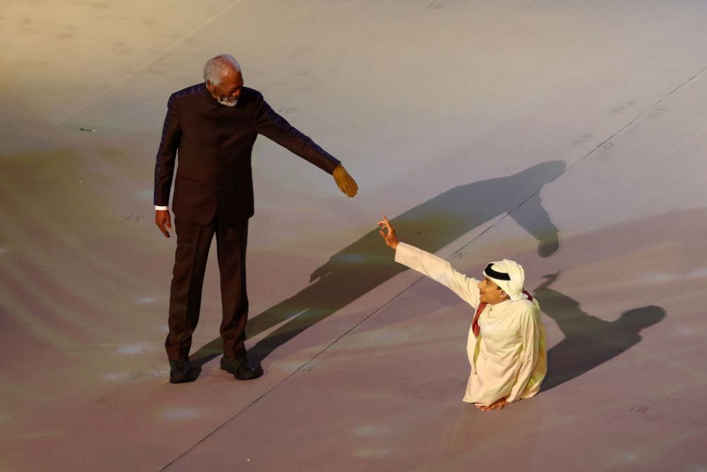 Cine este Ghanim Al Muftah, tânărul care a apărut cu Morgan Freeman pe scenă la ceremonia de deschidere a Campionatul Mondial_4