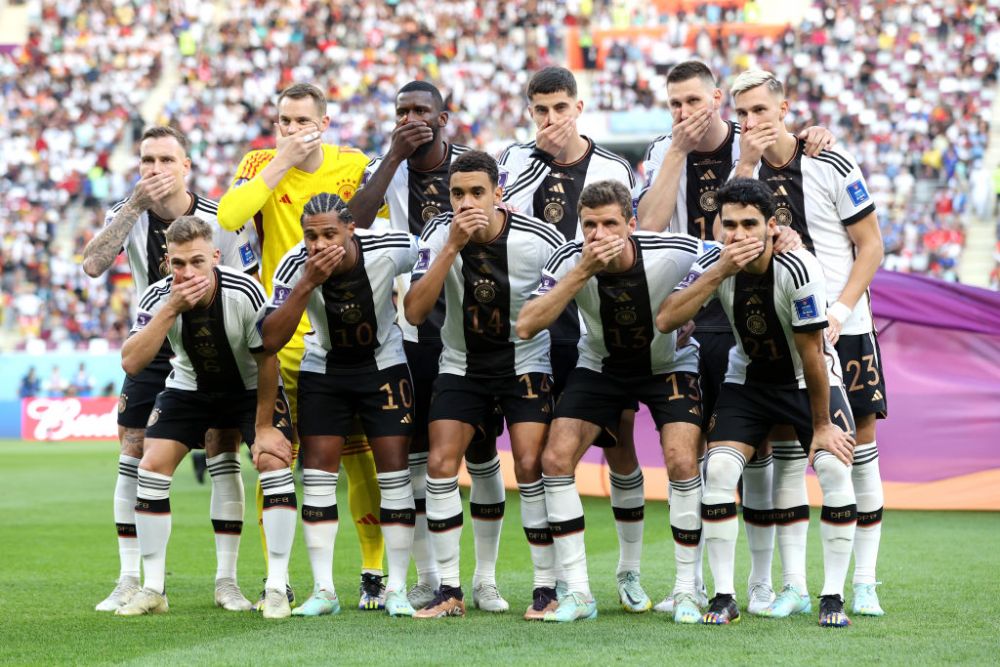 Naționala Germaniei nu a trecut cu vederea interdicția primită de la FIFA. Gestul nemților, cu Gianni Infantino în tribune_7