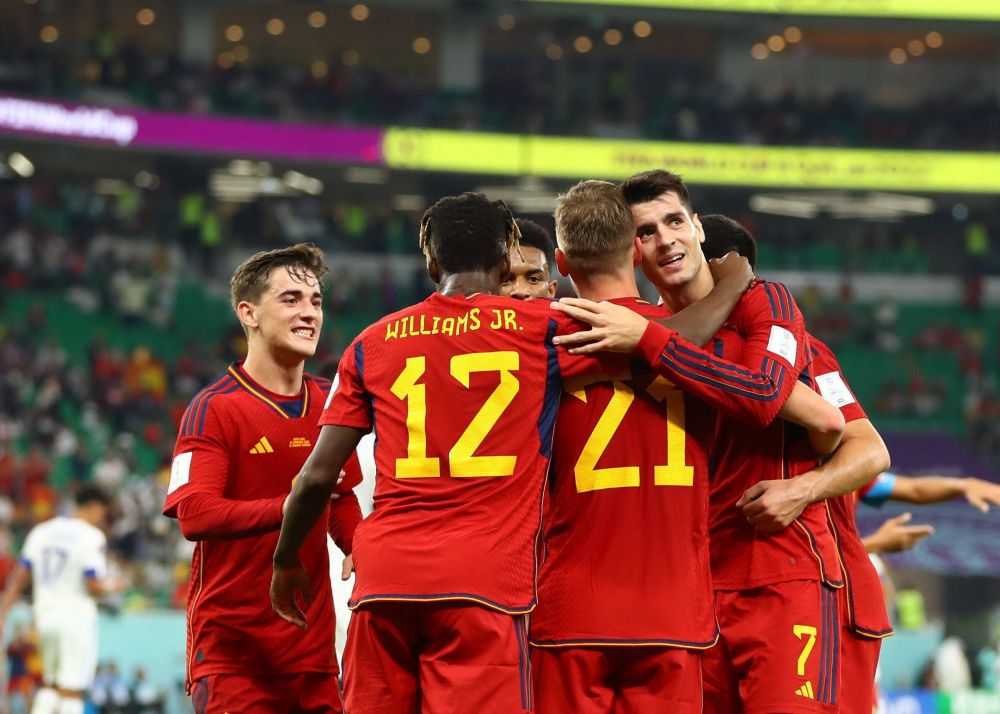 Borne uluitoare după Spania - Costa Rica 7-0: Premieră istorică pentru iberici, iar Gavi a reușit ce nu s-a mai văzut de la Pele_3