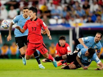 
	CM 2022 | Uruguay - Coreea de Sud 0-0. Meci spectaculos, cu două bare pentru sud-americani. Istvan Kovacs a fost arbitru de rezervă
