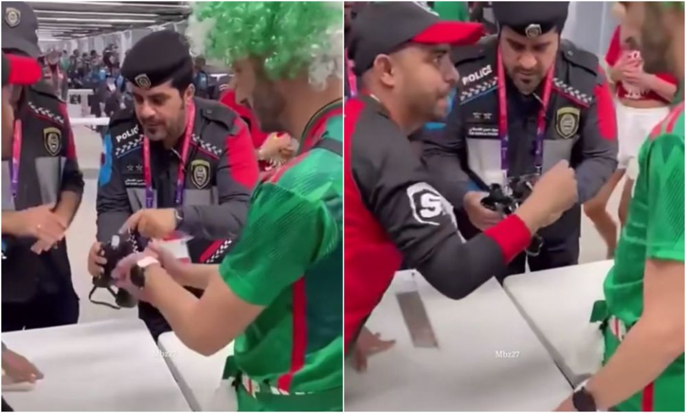 Trucul folosit de un fan la Cupa Mondială pentru a introduce alcool pe stadionul din Qatar. Secvențele sunt virale_3