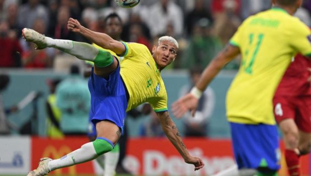 
	CM 2022 I Brazilia - Serbia 2-0. Richarlison se dezlănțuie, sud-americanii debutează în forță la Mondial&nbsp;
