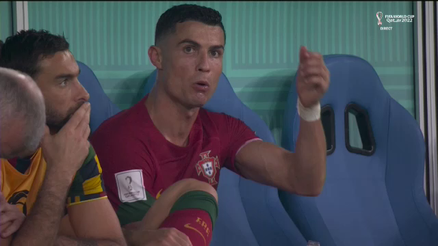 Un fotbalist ghanez i-a ”furat” celebrarea lui Ronaldo! Cum a reacționat portughezul de pe bancă_31