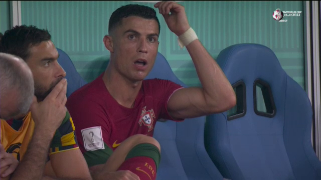 Un fotbalist ghanez i-a ”furat” celebrarea lui Ronaldo! Cum a reacționat portughezul de pe bancă_34