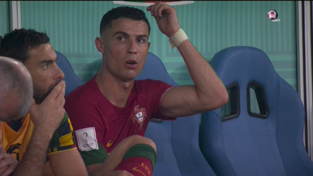 Un fotbalist ghanez i-a ”furat” celebrarea lui Ronaldo! Cum a reacționat portughezul de pe bancă_35