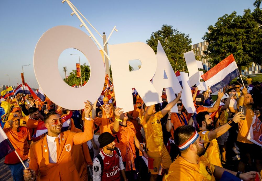 CM 2022 | Suporterii „portocalei mecanice” au făcut show înainte de Olanda - Ecuador. Cum au fost surprinși fanii_5