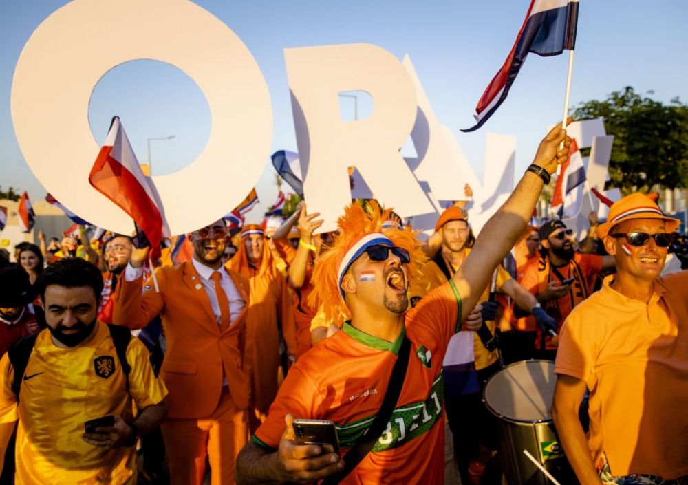 CM 2022 | Suporterii „portocalei mecanice” au făcut show înainte de Olanda - Ecuador. Cum au fost surprinși fanii_9