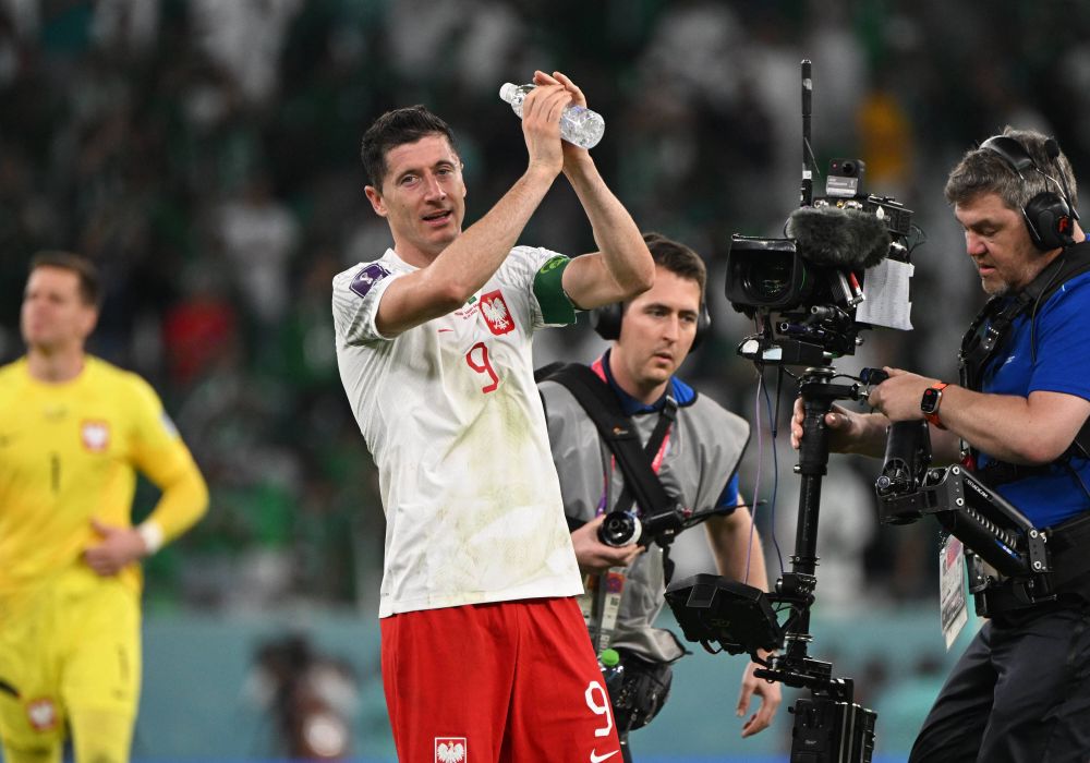 Lewandowski n-a mai putut să-și mascheze emoțiile. Cum a reacționat după primul gol la Cupa Mondială_1
