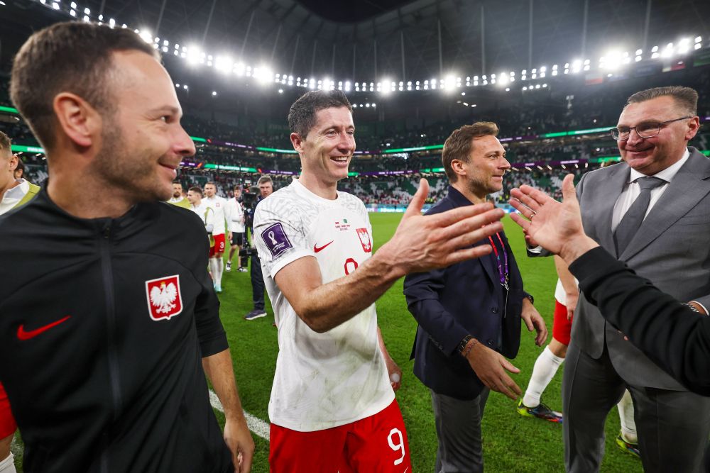 Lewandowski n-a mai putut să-și mascheze emoțiile. Cum a reacționat după primul gol la Cupa Mondială_6