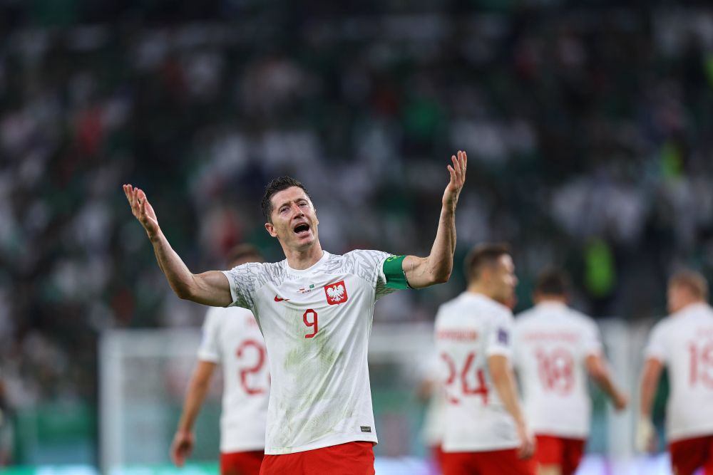 Lewandowski n-a mai putut să-și mascheze emoțiile. Cum a reacționat după primul gol la Cupa Mondială_8