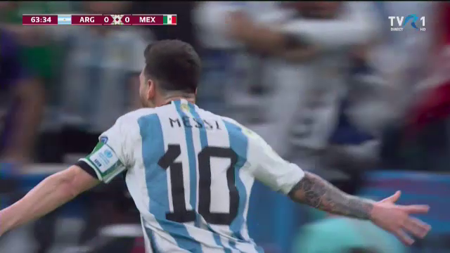 Stângul devastator al lui Messi l-a făcut pe Ochoa să se întindă degeaba. Gol fantastic al starului argentinian în meciul cu Mexic_15