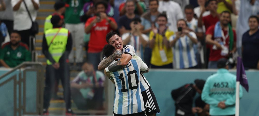 argentina - mexic Enzo Fernandez Lionel Messi qatar 2022