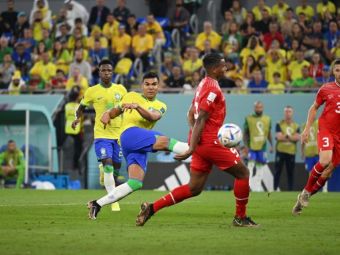 
	CM 2022 | Brazilia - Elveția 1-0! Pe ritm de samba. Voleul fantastic al lui Casemiro aduce victoria pentru sud-americani
