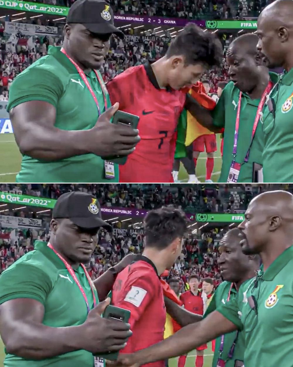 Imaginile serii! Ce a putut să facă unul dintre antrenorii Ghanei după victoria obținută în fața Coreei de Sud_2