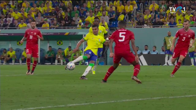 Casemiro, gol fantastic în Brazilia - Elveția 1-0. Sommer n-a avut timp nici să clipească_32