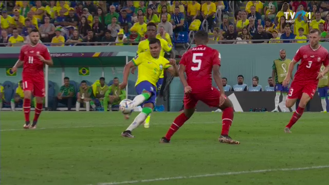Casemiro, gol fantastic în Brazilia - Elveția 1-0. Sommer n-a avut timp nici să clipească_33