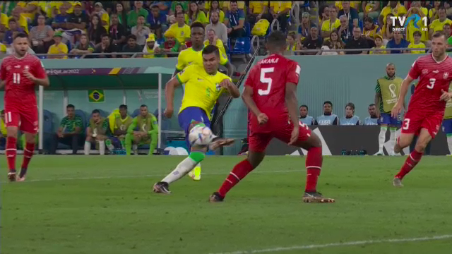 Casemiro, gol fantastic în Brazilia - Elveția 1-0. Sommer n-a avut timp nici să clipească_34
