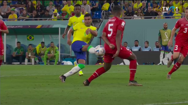 Casemiro, gol fantastic în Brazilia - Elveția 1-0. Sommer n-a avut timp nici să clipească_35