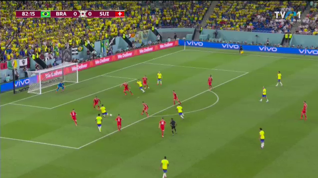 Casemiro, gol fantastic în Brazilia - Elveția 1-0. Sommer n-a avut timp nici să clipească_8