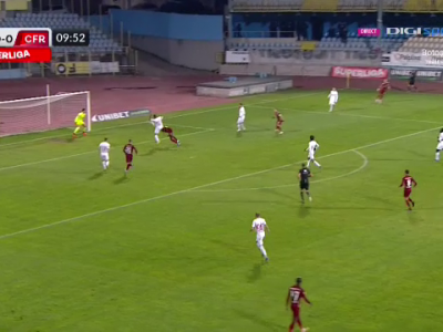GOOOOL CFR Cluj! Cristi Manea îi centrează lui Janga din banda dreaptă, iar atacantul se întinde... GOOOOL CFR Cluj! Cristi Manea îi centrează lui Janga din banda dreaptă, iar atacantul se întinde..._2775
