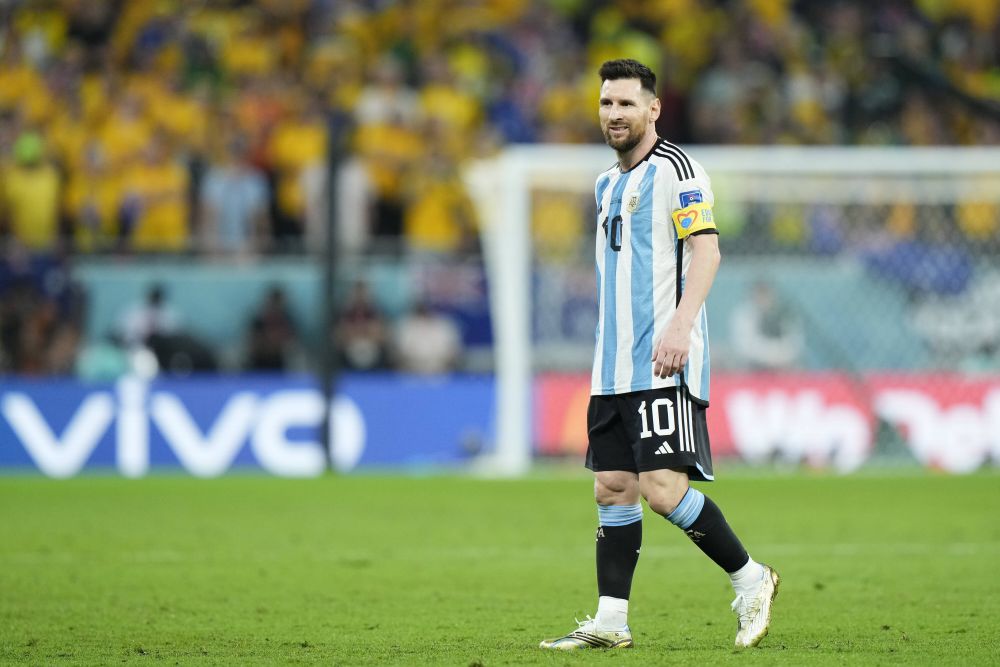 Cele mai tari poze cu Leo Messi din Argentina - Australia. Câți jucători îl înconjurau în momentul în care a deschis scorul_7