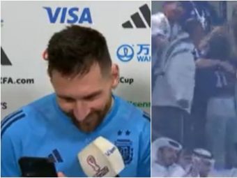 
	Imagini de colecție! Cum a reacționat Messi, când a văzut cum s-a bucurat familia sa în tribune

