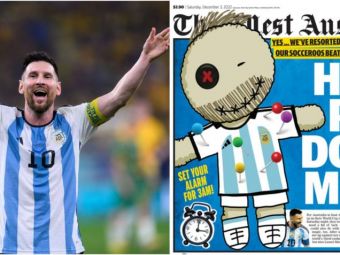 
	&bdquo;Ajutați să îl punem la pământ pe Messi!&rdquo; Imagini ireale: australienii au apelat la voodoo! Metoda inedită aleasă&nbsp;
