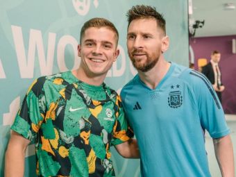 N-a jucat niciun minut la Campionatul Mondial, dar a reușit să plece acasă cu tricoul lui Leo Messi!&nbsp;