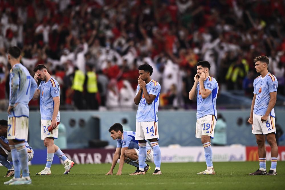 Imaginile tristeții! Cum au fost surprinși spaniolii după eliminarea șoc din optimile Mondialului_19