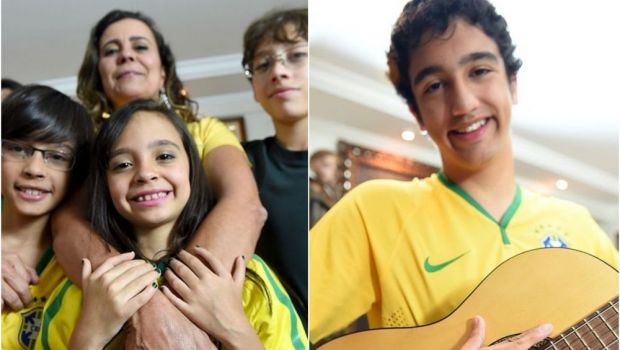 
	O familie din Brazilia, cu o malformație genetică, își susține țara într-un mod inedit la Cupa Mondială. Urmează tradiția din 2002&nbsp;&nbsp;
