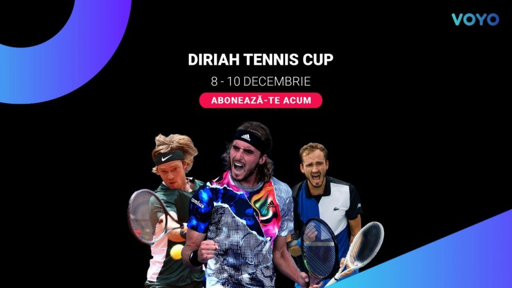 Regal de tenis: urmărește turneul Diriah live pe VOYO! 5 jucători din top 10 ATP se bat pentru premiul de un milion de dolari_1