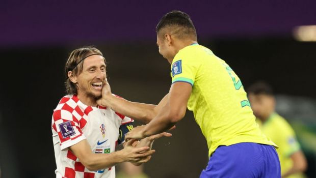 
	Momentul care s-a viralizat în timp record! Ce au făcut Casemiro și Luka Modric la pauza meciului Croația - Brazilia
