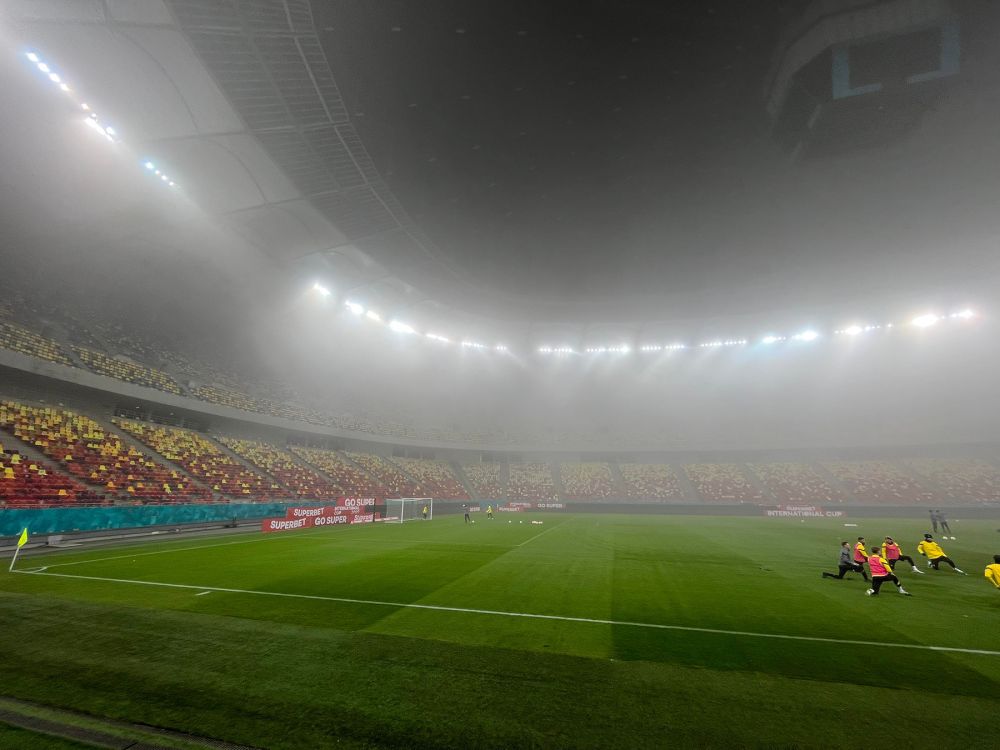 Borussia Dortmund, băgată în ceață pe Arena Națională. Autocarul germanilor, întârziat în traficul din București  _1