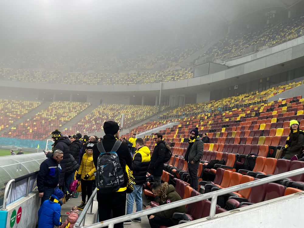 Borussia Dortmund, băgată în ceață pe Arena Națională. Autocarul germanilor, întârziat în traficul din București  _2