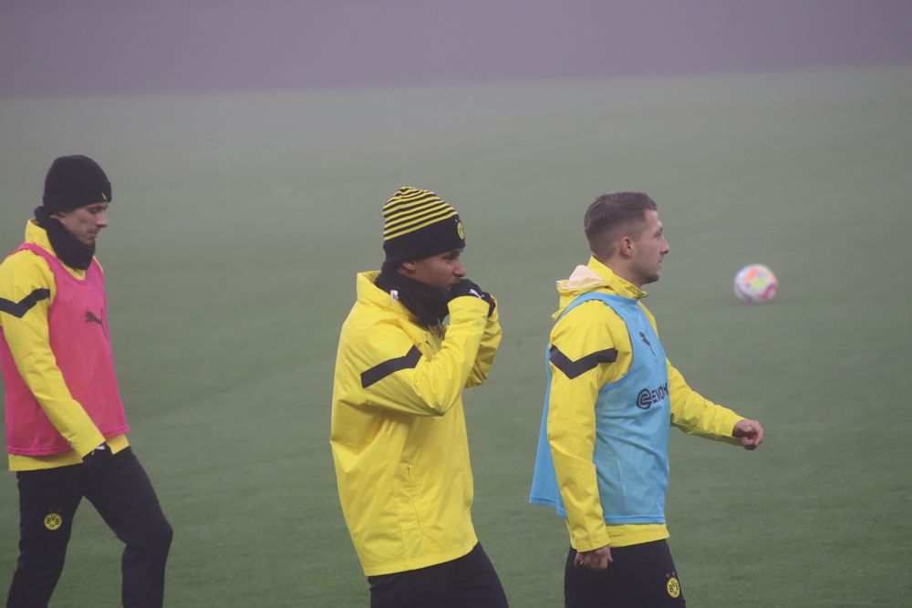 Borussia Dortmund, băgată în ceață pe Arena Națională. Autocarul germanilor, întârziat în traficul din București  _30