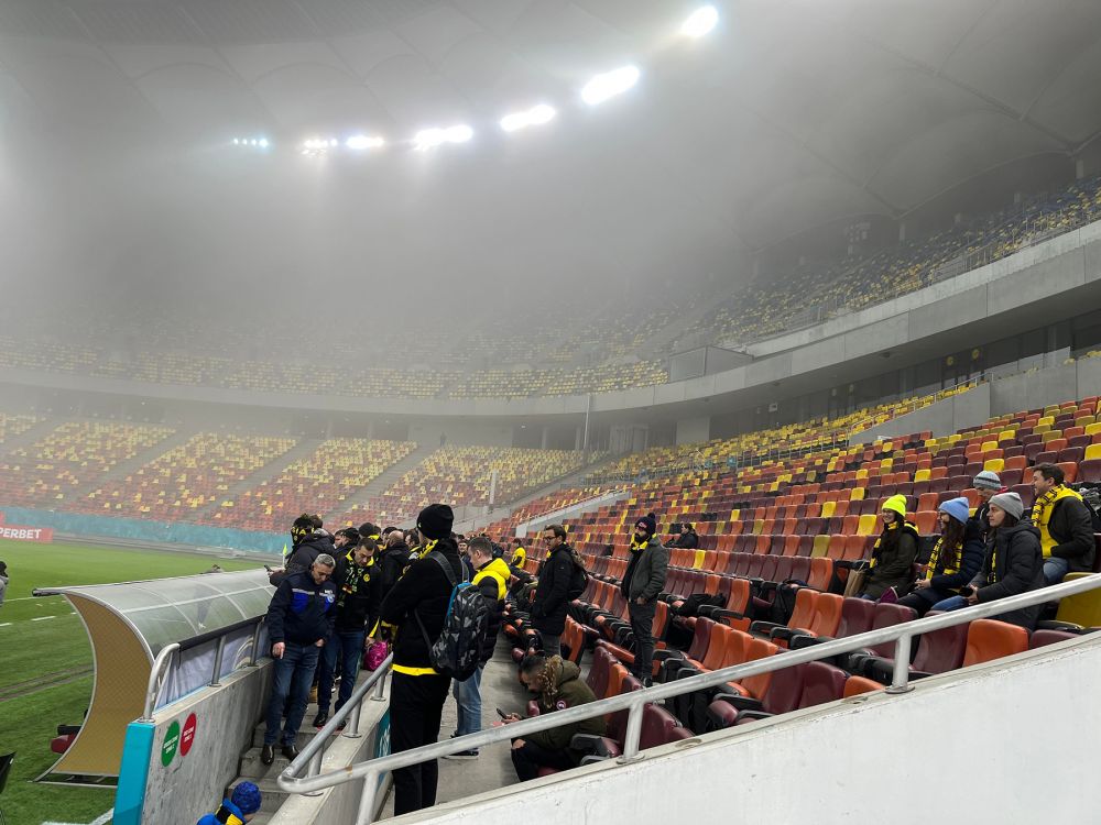 Borussia Dortmund, băgată în ceață pe Arena Națională. Autocarul germanilor, întârziat în traficul din București  _4