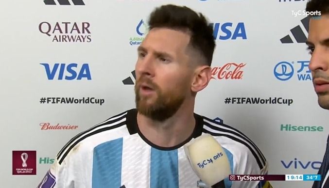 Leo Messi Argentina olanda - argentina Weghorst