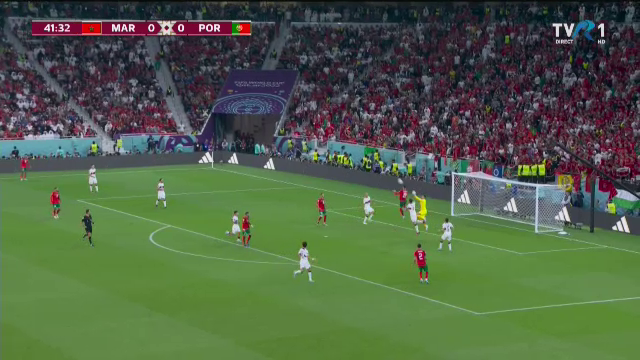 Sigur l-a făcut gelos pe CR7! En-Nesyri a înscris un gol magnific în Maroc - Portugalia, după ce s-a înălțat ca un vultur în fața lui Diogo Costa_11