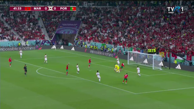 Sigur l-a făcut gelos pe CR7! En-Nesyri a înscris un gol magnific în Maroc - Portugalia, după ce s-a înălțat ca un vultur în fața lui Diogo Costa_16