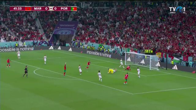 Sigur l-a făcut gelos pe CR7! En-Nesyri a înscris un gol magnific în Maroc - Portugalia, după ce s-a înălțat ca un vultur în fața lui Diogo Costa_19