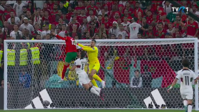 Sigur l-a făcut gelos pe CR7! En-Nesyri a înscris un gol magnific în Maroc - Portugalia, după ce s-a înălțat ca un vultur în fața lui Diogo Costa_59