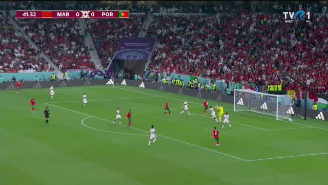 Sigur l-a făcut gelos pe CR7! En-Nesyri a înscris un gol magnific în Maroc - Portugalia, după ce s-a înălțat ca un vultur în fața lui Diogo Costa_10