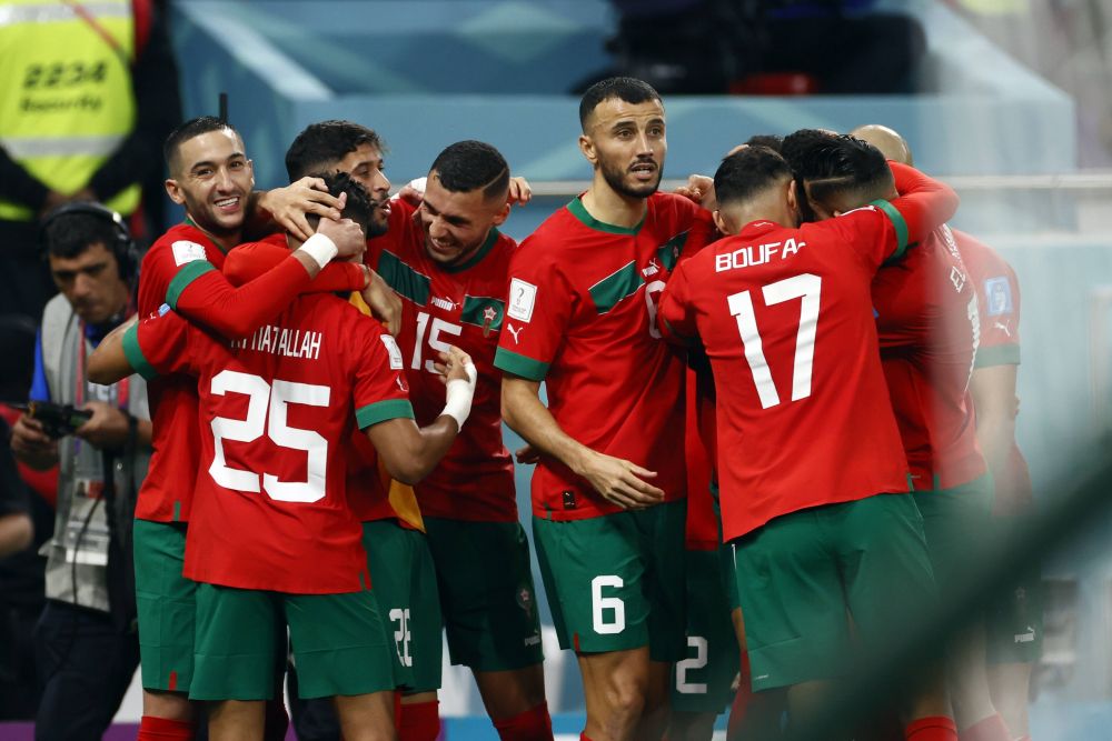 Imaginile bucuriei! Marocanii, mai fericiți ca niciodată după ce naționala a eliminat-o pe Portugalia de la Mondialul din Qatar_20