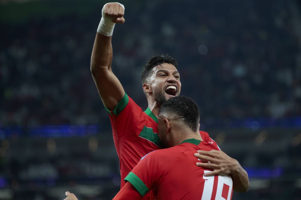 Imaginile bucuriei! Marocanii, mai fericiți ca niciodată după ce naționala a eliminat-o pe Portugalia de la Mondialul din Qatar_8